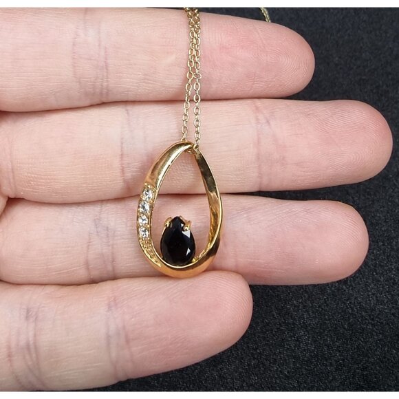 Vintage ROMAN Signed Gold Necklace & Earring Set Late 90s - Early 2000s - Picture 7 of 7